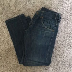 LEVI distressed denim jean